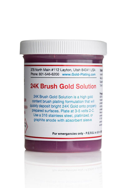 24K Pure Brush Gold Plating Solution – Gold Plating Services