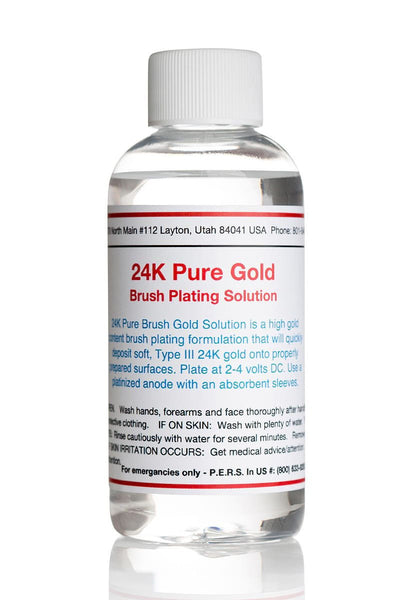 24K Pure Brush Gold Plating Solution – Gold Plating Services