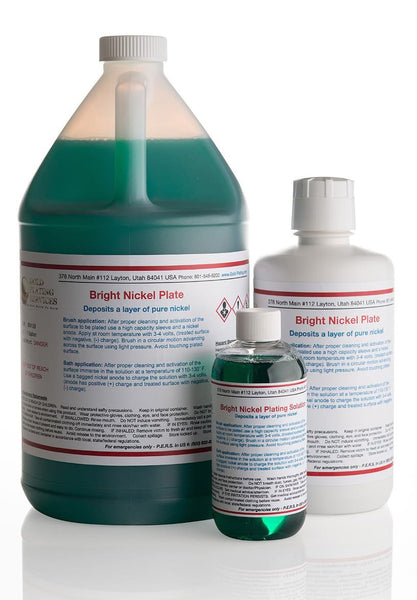 Bright Nickel Plating Solution for Bath or Brush Plating – Gold Plating  Services