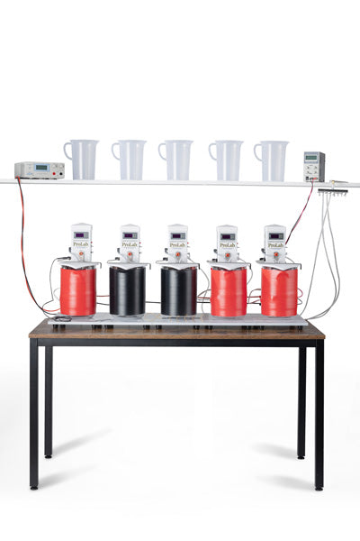 5 Module System for Plating Nickel and Gold onto Steel and Stainless Steel using Wood's Nickel Strike