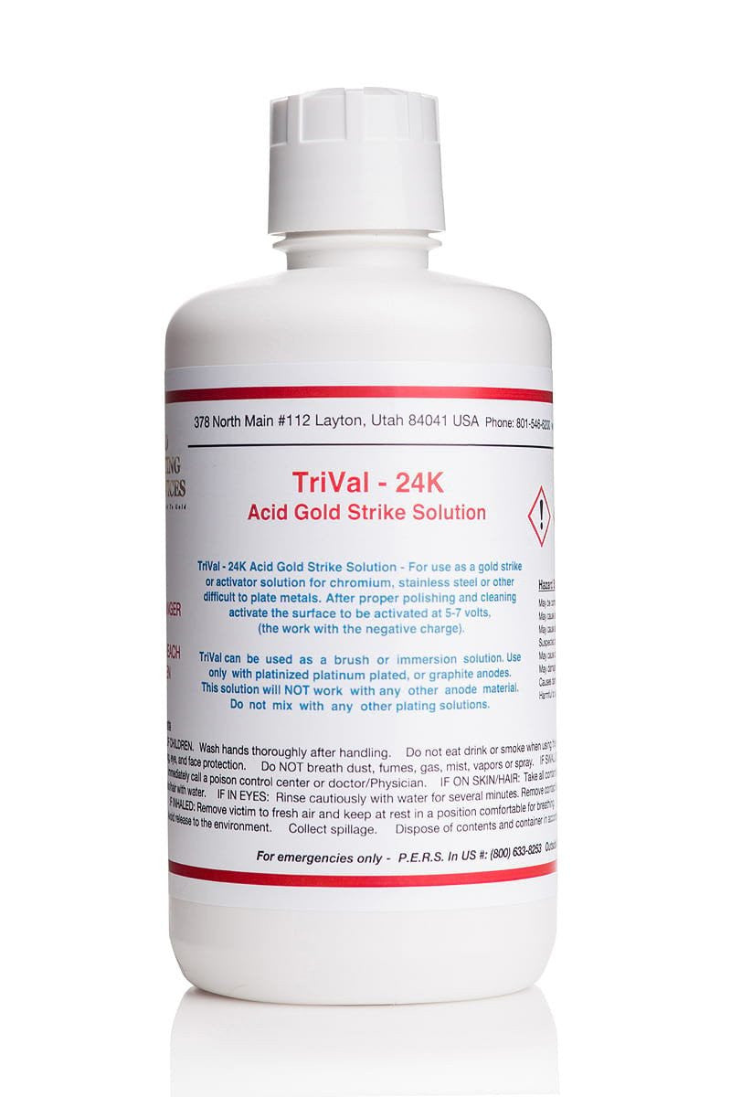 TriVal 24K Acid Gold Strike - Bath or Brush