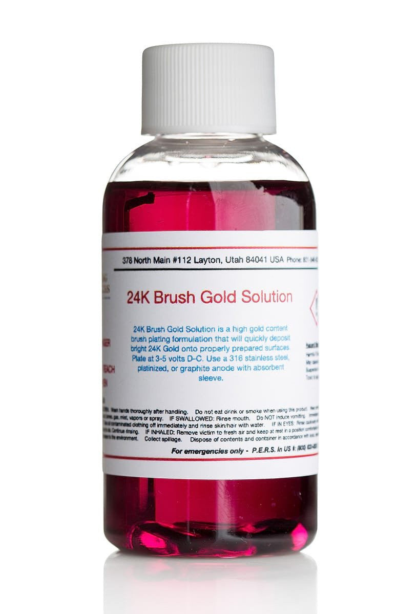 24K Gold Plating Solution - Brush