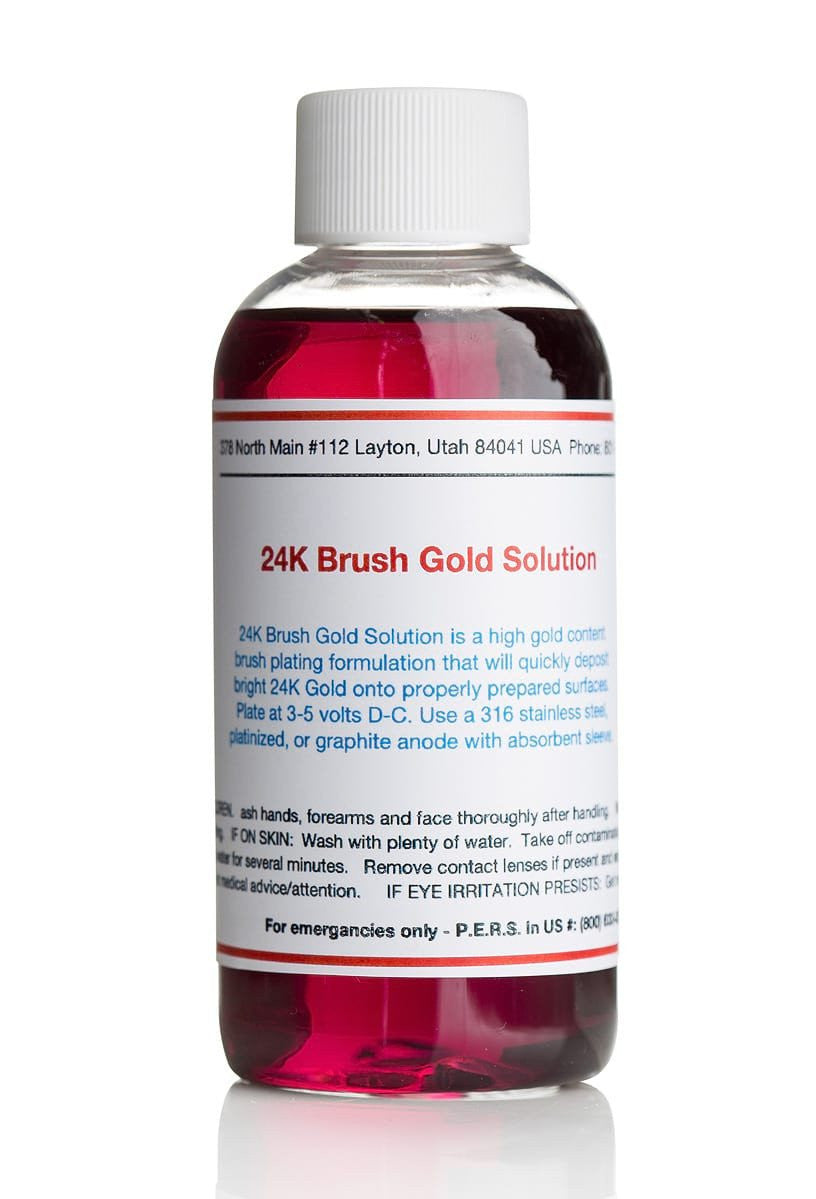 8oz 24K Gold Chrome plating SILVER SOLUTION, INDUSTRIAL GRADE 8oz 24K Gold Chrome plating SILVER SOLUTION, INDUSTRIAL GRADE