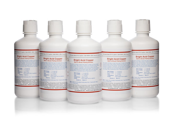 Bright Acid Copper Plating Solution - Bath or Brush (Continental US & Canada Only)