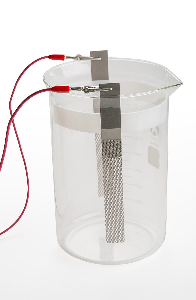 Anode Stock Platinum Plated Titanium Lab Anode Gold Plating Services