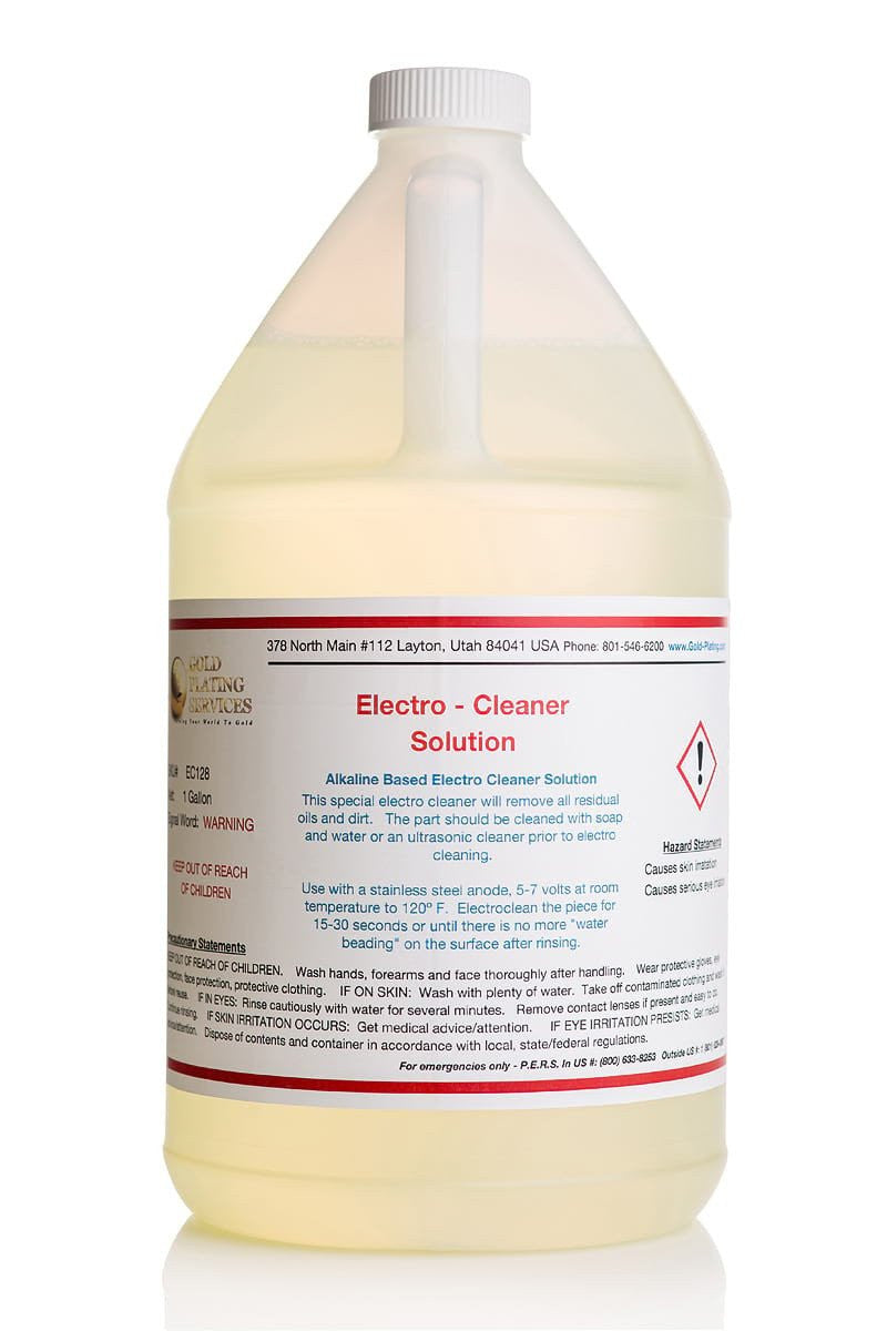 Electro Clean Electro-Cleaner Solution - Bath or Brush – Gold Plating Services