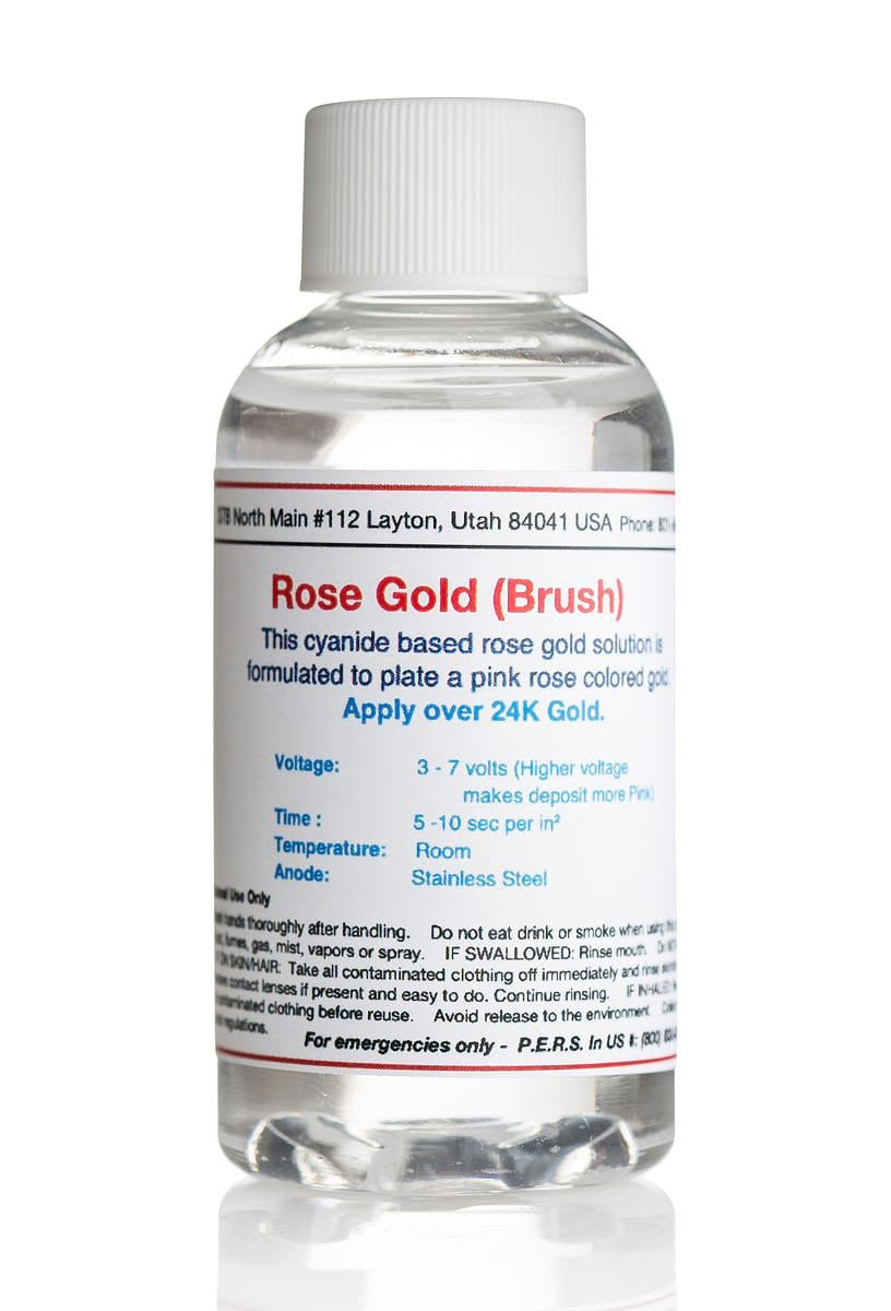 Rose Gold Plating Solution - Brush (Continental US & Canada Only